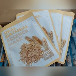 Lot Of 4 Farm Stay Oatmeal Mask Japanese Mask Hydration